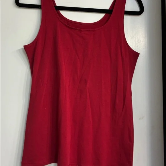 NWOT J. Jill Viola and Burgundy Scoop Neck Perfect Tanks - Picture 3 of 7